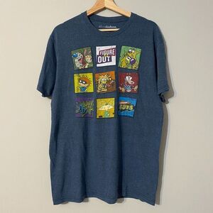 Nickelodeon 90's Gray T-Shirt Men's Size L